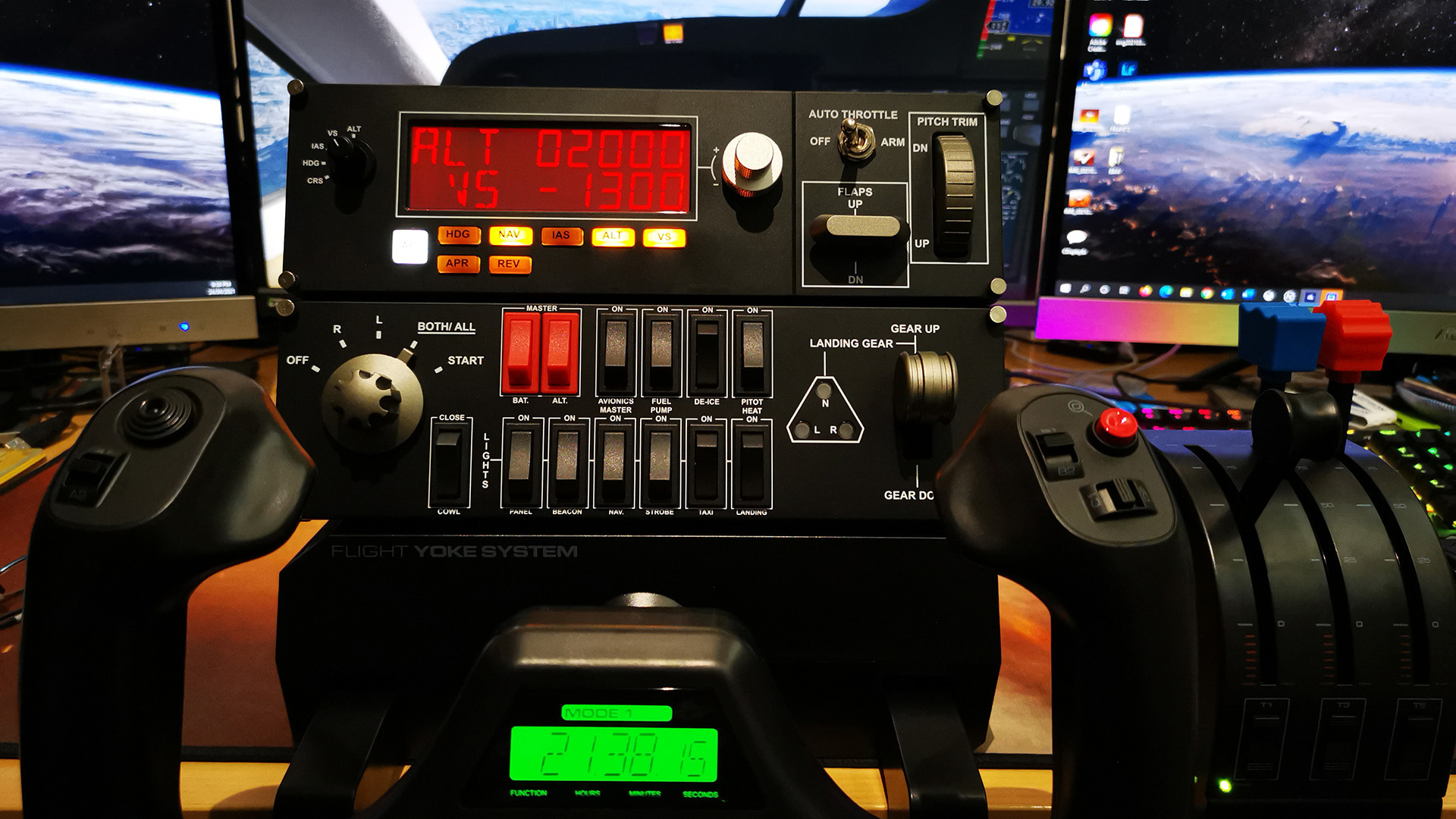 Logitech Flight Yoke System, Switch Panel, & Multi Panel MS Flight Simulator  Review - STG Play